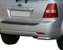 PROTECTOR INFERIOR DE ESQUINAS TRASERAS EN TUBO INOX Ø63MM PARA KIA SORENTO 2006-2009