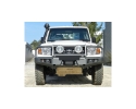 AFN | PARA-CHOQUE DIANTEIRO COM BASE DE GUINCHO COM LUZES INTEGRADAS. VERSÃO ÁFRICA PARA TOYOTA LANDCRUISER J76-78-79 2007-