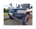 AFN | PARA-CHOQUE DIANTEIRO COM BASE DE GUINCHO PARA MITSUBISHI MONTERO V60 2000-2006 (MODELOS COMPATÍVEIS 2000 E 2003)