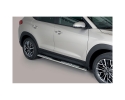 DIREÇÕES EM TUBO DE AÇO INOX, SEÇÃO OVAL, COM PASSOS. TIPO DSP PARA HYUNDAI TUCSON 2004-2010