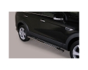 DIREÇÕES EM TUBO DE AÇO INOX, SEÇÃO OVAL, COM PASSOS. TIPO DSP PARA CHEVROLET CAPTIVA 2006-2010