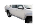 DIREÇÕES EM TUBO DE AÇO INOX, SEÇÃO OVAL, COM PASSOS. TIPO DSP PARA MAZDA BT-50 2006-2012 (SOMENTE 2007-2009; CABINE DUP...