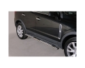 DIREÇÕES EM TUBO DE AÇO INOX, SEÇÃO OVAL, COM PASSOS. TIPO DSP PARA OPEL ANTARA 2007-2011