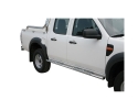 DIREÇÕES EM TUBO DE AÇO INOX, SEÇÃO OVAL, COM PASSOS. TIPO DSP PARA FORD RANGER 2006-2012 (SOMENTE 2006-2009; CABINE DUP...