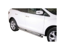 DIREÇÕES EM TUBO DE AÇO INOX, SEÇÃO OVAL, COM PASSOS. TIPO DSP PARA MAZDA CX-7 2007- (SOMENTE 2007-2010)