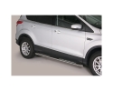 ESTRIBOS EN TUBO INOX, SECCIÓN OVAL, CON PISANTES. TIPO DSP PARA FORD KUGA 2008-2012