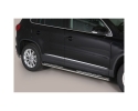 DIREÇÕES EM TUBO DE AÇO INOX, SEÇÃO OVAL, COM PASSOS. TIPO DSP PARA VOLKSWAGEN TIGUAN 2007-2011