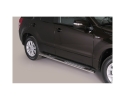 DIREÇÕES EM TUBO DE AÇO INOX, SEÇÃO OVAL, COM PASSOS. TIPO DSP PARA SUZUKI GRAND VITARA 2008-2015 (5 PORTAS)