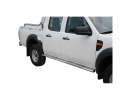 DIREÇÕES EM TUBO DE AÇO INOX, SEÇÃO OVAL, COM PASSOS. TIPO DSP PARA FORD RANGER 2006-2012 (SOMENTE 2009-2012; CABINE DUP...