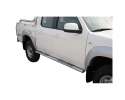 DIREÇÕES EM TUBO DE AÇO INOX, SEÇÃO OVAL, COM PASSOS. TIPO DSP PARA MAZDA BT-50 2006-2012 (SOMENTE 2009-2012; CABINE DUP...