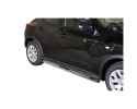DIREÇÕES EM TUBO DE AÇO INOX, SEÇÃO OVAL, COM PASSOS. TIPO DSP PARA NISSAN JUKE 2010-2019