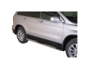 DIREÇÕES EM TUBO DE AÇO INOX, SEÇÃO OVAL, COM PASSOS. TIPO DSP PARA HONDA CR-V 2007-2012 (SOMENTE 2010-2012)