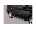 DIREÇÕES EM TUBO DE AÇO INOX, SEÇÃO OVAL, COM PASSOS. TIPO DSP PARA NISSAN X-TRAIL 2010-2014