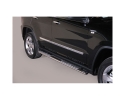 DIREÇÕES EM TUBO DE AÇO INOX, SEÇÃO OVAL, COM PASSOS. TIPO DSP PARA JEEP GRAND CHEROKEE 2010-