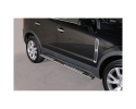 DIREÇÕES EM TUBO DE AÇO INOX, SEÇÃO OVAL, COM PASSOS. TIPO DSP PARA OPEL ANTARA 2011-