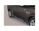 DIREÇÕES EM TUBO DE AÇO INOX, SEÇÃO OVAL, COM PASSOS. TIPO DSP PARA LAND-ROVER DISCOVERY III E IV 2004-2016 (SOMENTE DIS...