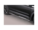 DIREÇÕES EM TUBO DE AÇO INOX, SEÇÃO OVAL, COM PASSOS. TIPO DSP PARA HYUNDAI SANTA FE 2012-2018