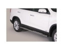 DIREÇÕES EM TUBO DE AÇO INOX, SEÇÃO OVAL, COM PASSOS. TIPO DSP PARA KIA SORENTO 2014-2015