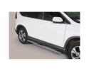 DIREÇÕES EM TUBO DE AÇO INOX, SEÇÃO OVAL, COM PASSOS. TIPO DSP PARA HONDA CR-V 2012-2016