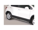 DIREÇÕES EM TUBO DE AÇO INOX, SEÇÃO OVAL, COM PASSOS. TIPO DSP PARA CHEVROLET TRAX 2013-