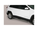 DIREÇÕES EM TUBO DE AÇO INOX, SEÇÃO OVAL, COM PASSOS. TIPO DSP PARA JEEP CHEROKEE 2014-