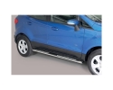 DIREÇÕES EM TUBO DE AÇO INOX, SEÇÃO OVAL, COM PASSOS. TIPO DSP PARA FORD ECOSPORT 2014-