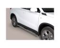 DIREÇÕES EM TUBO DE AÇO INOX, SEÇÃO OVAL, COM PASSOS. TIPO DSP PARA SUZUKI VITARA 2015- (SOMENTE 2015-2019)