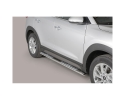 DIREÇÕES EM TUBO DE AÇO INOX, SEÇÃO OVAL, COM PASSOS. TIPO DSP PARA HYUNDAI TUCSON 2015-2020