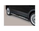 DIREÇÕES EM TUBO DE AÇO INOX, SEÇÃO OVAL, COM PASSOS. TIPO DSP PARA FIAT 500X 2014-