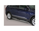 DIREÇÕES EM TUBO DE AÇO INOX, SEÇÃO OVAL, COM PASSOS. TIPO DSP (ACABAMENTO R-LINE NÃO COMPATÍVEL) PARA VOLKSWAGEN TIGU...