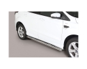 DIREÇÕES EM TUBO DE AÇO INOX, SEÇÃO OVAL, COM PASSOS. TIPO DSP PARA FORD KUGA 2017-2020