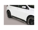 DIREÇÕES EM TUBO DE AÇO INOX, SEÇÃO OVAL, COM PASSOS. TIPO DSP PARA FORD EDGE 2016-