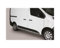 DIREÇÕES EM TUBO DE AÇO INOX, SEÇÃO OVAL, COM PASSOS. TIPO DSP (SWB) PARA NISSAN NV300/PRIMASTAR 2017-