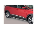 DIREÇÕES EM TUBO DE AÇO INOX, SEÇÃO OVAL, COM PASSOS. TIPO DSP PARA PEUGEOT 3008 2018-