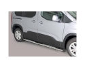 DIREÇÕES EM TUBO DE AÇO INOX, SEÇÃO OVAL, COM PASSOS. TIPO DSP (MWB) PARA PEUGEOT RIFTER 2018-