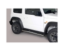 DIREÇÕES EM TUBO DE AÇO INOX, SEÇÃO OVAL, COM PASSOS. TIPO DSP PARA SUZUKI JIMNY 2018-