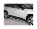 DIREÇÕES EM TUBO DE AÇO INOX, SEÇÃO OVAL, COM PASSOS. TIPO DSP PARA TOYOTA RAV4 2019-