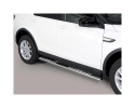 DIREÇÕES EM TUBO DE AÇO INOX, SEÇÃO OVAL, COM PASSOS. TIPO DSP PARA LAND-ROVER DISCOVERY SPORT 2015-