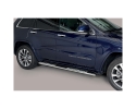 DIREÇÕES EM TUBO DE AÇO INOX, SEÇÃO OVAL, COM PASSOS. TIPO DSP PARA JEEP GRAND CHEROKEE 2010-