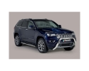 ESTRIBOS EN TUBO INOX, SECCIÓN OVAL, CON PISANTES. TIPO DSP PARA JEEP GRAND CHEROKEE 2010-