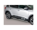 DIREÇÕES EM TUBO DE AÇO INOX, SEÇÃO OVAL, COM PASSOS. TIPO DSP PARA CITROËN C5 AIRCROSS 2019-