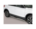 DIREÇÕES EM TUBO DE AÇO INOX, SEÇÃO OVAL, COM PASSOS. TIPO DSP PARA VOLKSWAGEN T-ROC 2017-