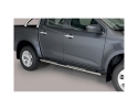 DIREÇÕES EM TUBO DE AÇO INOX, SEÇÃO OVAL, COM PASSOS. TIPO DSP PARA ISUZU D-MAX 2020-