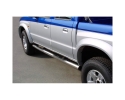 PASSOS EM TUBO DE AÇO INOXIDÁVEL Ø76MM, COM PASSOS PARA MAZDA B-2500 1999-2006 (SOMENTE 2003-2006; CABINE DUPLA)