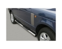 ESTRIBOS EN TUBO INOX Ø76MM, CON PISANTES PARA LAND-ROVER RANGE ROVER 2002-2007 (SOLO 2005-2007)