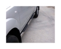 PASSOS EM TUBO DE AÇO INOXIDÁVEL Ø76MM, COM PASSOS PARA NISSAN NAVARA D40 2005-2015 (CABINE DUPLA; SOMENTE 2005-2010)