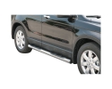 PASSOS EM TUBO DE AÇO INOXIDÁVEL Ø76MM, COM PASSOS PARA HONDA CR-V 2007-2012 (SOMENTE 2007-2010)