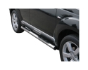 PASSOS EM TUBO DE AÇO INOXIDÁVEL Ø76MM, COM PASSOS PARA MITSUBISHI OUTLANDER 2007-2009