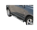 PASSOS EM TUBO DE AÇO INOXIDÁVEL Ø76MM, COM PASSOS PARA OPEL ANTARA 2007-2011