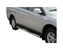PASSOS EM TUBO DE AÇO INOXIDÁVEL Ø76MM, COM PASSOS PARA KGM-SSANGYONG ACTYON SPORTS 2006-2011